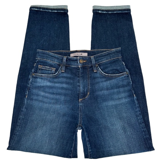 Joe’s Straight Leg High-Rise Roll-Up 93% Cotton Women’s Jeans - W24 Regular - Picture 7 of 14